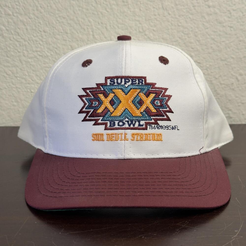 Vintage Super Bowl XXX Hat Cap Snap Back Mens One Size White NFL Team NFL